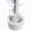 Moulin à sel humide acrylique blanc et bois de hêtre 14cm - Oléron - Peugeot