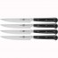 Couteau à steak 12,5cm - manche noir - Set de 4 - Steak Sets - Zwilling