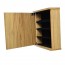Coffret en bois cérusé 4 compartiments