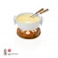 Appareil à fondue savoyarde blanc en céramique avec fourchettes 1L - Twinkle - Pro - Boska