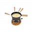 Appareil à fondue savoyarde 1.2L en fonte noir 4 fourchettes - Pro - Boska