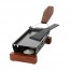 Appareil à raclette - Partyclette fromage - noir support bois