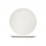 Assiette à pizza blanc crème ronde 32cm hauteur 2cm porcelaine - Lot de 6 - Buffet - Cosy & Trendy