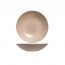 Assiette creuse calotte ronde en grès 21cm beige et marron - Lot de 6 - Turbolino - Cosy & Trendy