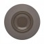 Assiette creuse gourmet ronde petit bassin 23cm basalte en grès - A l'unité - Bahia - Guy Degrenne