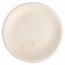 Assiette jetable en areca couleur naturel Ø 18x2 cm - Lot de 200 - Vaiselle jetable