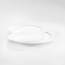 Assiette plate blanche 22cm en porcelaine - Lot de 6 - Pillivuyt - Basket