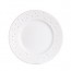 Assiette plate blanche avec motif goutte d'eau 28.5cm en porcelaine - Water Pearl - Chef & Sommelier
