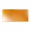Assiette plate rectangulaire 27,5 x 13cm caramel en porcelaine - Purity - Chef & Sommelier