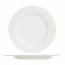 Assiette plate ronde 23cm blanche en porcelaine - Castello - Cosy & Trendy