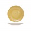 Assiette plate ronde 27cm beige et jaune en grès - Lot de 6 - Turbolino - Cosy & Trendy