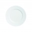 Assiette plate ronde blanche en porcelaine 25.5cm - Oléa - Chef & Sommelier