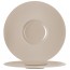 Assiette plate ronde en porcelaine taupe 31cm - Moon - Chef & Sommelier