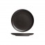 Assiette plate ronde noire 26.5cm - Okinawa - Cosy & Trendy