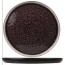Assiette plate ronde noire et violet 31cm - Laguna Viola - Cosy & Trendy