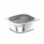 Bac gastronorme GN 1/4 en inox 18/10 26.5x 16.2x 6.5cm - Gastronome - Lacor