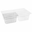 Bac gastronorme GN 1/4 en tritan BPA free 26.5x 16.2x 10cm - Gastronome - Paderno
