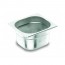 Bac gastronorme GN 1/6 en inox 18/10 17.6x 16.2 x 6.5cm - Gastronome - Lacor