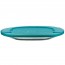 Boîte ovale en verre plate couvercle plastique turquoise 27 x 19,5 cm - Frigoverre - Bormioli Rocco