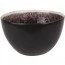 Bol noir et violet rond 14cm - Laguna Viola - Cosy & Trendy