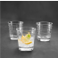 Verre à eau transparent motifs rayures 25cl - Lot de 6