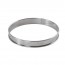 Cercle à tarte en inox - hauteur 2cm - diamètre 14cm