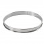 Cercle à tarte en inox - hauteur 2cm - diamètre 18cm