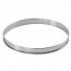 Cercle à tarte en inox - hauteur 2cm - diamètre 20cm