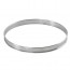 Cercle à tarte en inox - hauteur 2cm - diamètre 22cm