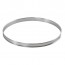 Cercle à tarte en inox - hauteur 2cm - diamètre 28cm