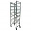 Chariot plaques GN 2/1 acier inoxydable 20 niveaux 73x170,5x10,5cm - Gastronorme - AZ Boutique