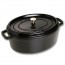 Cocotte ovale 33 cm en fonte émaillée noire - Fondamentales - Staub