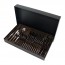 Coffret cartonné noir pour ménagère 18 ou 24 pièces