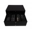 Coffret rangement pour 127 couverts en bois noir