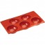 Moule flexible en silicone - 5 demi-sphères