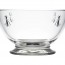 Bol à déjeuner rond en verre pressé 60cl - Lot de 6