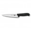 couteau a decouper lame 19cm poignee synthetique noir - fibrox - victorinox