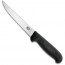 Couteau a desosser lame droite 15cm et manche noir en synthetique - fibrox - victorinox