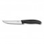 couteau a steak gourmet lame 12cm manche synthetique noir - swissclassic - victorinox