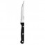 Couteau à steak manche noir en inox finition miroir 21.2cm - Lot de 6 - Eco - Comas