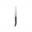 Couteau à steak manche noir en inox finition miroir 22.5cm - Lot de 6 - Negro - Comas