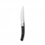 Couteau à steak manche noir en inox finition miroir 22.7cm - Lot de 6 - Zermatt - Comas