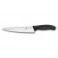 couteau a trancher lame 19cm manche synthetique noir - swissclassic - victorinox
