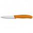 couteau d'office lame 8cm manche synthetique orange - swissclassic - victorinox