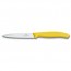 couteau d'office SwissClassic pour les taches de precision - lame 10cm poignee synthetique jaune - swissclassic - victorinox