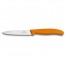 couteau d'office SwissClassic pour les taches de precision - lame 10cm poignee synthetique orange - swissclassic - victorinox