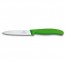 couteau d'office SwissClassic pour les taches de precision - lame 10cm poignee synthetique vert - swissclassic - victorinox