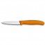 couteau d'office SwissClassic pour les taches de precision - lame 8cm poignee synthetique orange - swissclassic - victorinox