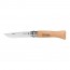 Couteau de poche n°7 manche en bois de hêtre - lame inox 8cm - Inox - Opinel