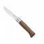 Couteau de poche n°8 manche bois de noyer avec lame inox 002022 - Tradition - Opinel